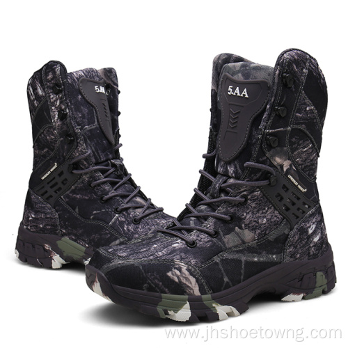 Camouflage Waterproof High Quality Hiking Hunt Shoes